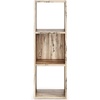 image:imageSignature Design by Ashley 4 Cube Storage Organizer White BookshelfNatural