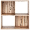 image:imageSignature Design by Ashley 4 Cube Storage Organizer White BookshelfNatural