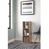 image:imageSignature Design by Ashley 4 Cube Storage Organizer White BookshelfNatural