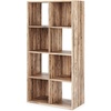 image:imageSignature Design by Ashley 4 Cube Storage Organizer White BookshelfNatural