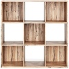 image:imageSignature Design by Ashley 4 Cube Storage Organizer White BookshelfNatural