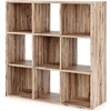 image:imageSignature Design by Ashley 4 Cube Storage Organizer White BookshelfNatural
