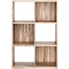 image:imageSignature Design by Ashley 4 Cube Storage Organizer White BookshelfNatural
