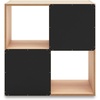 image:imageSignature Design by Ashley 4 Cube Storage Organizer White BookshelfTan