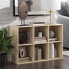image:imageSignature Design by Ashley 4 Cube Storage Organizer White BookshelfTan