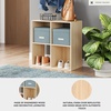 image:imageSignature Design by Ashley 4 Cube Storage Organizer White BookshelfTan