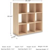 image:imageSignature Design by Ashley 4 Cube Storage Organizer White BookshelfTan