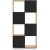 image:imageSignature Design by Ashley 4 Cube Storage Organizer White BookshelfTan