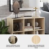 image:imageSignature Design by Ashley 4 Cube Storage Organizer White BookshelfTan