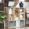 image:imageSignature Design by Ashley 4 Cube Storage Organizer White BookshelfTan