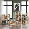 image:imageSignature Design by Ashley 4 Cube Storage Organizer White BookshelfTan
