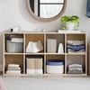 image:imageSignature Design by Ashley 4 Cube Storage Organizer White BookshelfTan