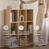 image:imageSignature Design by Ashley 4 Cube Storage Organizer White BookshelfTan