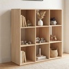 image:imageSignature Design by Ashley 4 Cube Storage Organizer White BookshelfTan