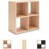 image:imageSignature Design by Ashley 4 Cube Storage Organizer White BookshelfTan