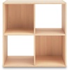 image:imageSignature Design by Ashley 4 Cube Storage Organizer White BookshelfTan