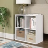 image:imageSignature Design by Ashley 4 Cube Storage Organizer White BookshelfWhite