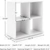 image:imageSignature Design by Ashley 4 Cube Storage Organizer White BookshelfWhite