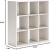 image:imageSignature Design by Ashley 4 Cube Storage Organizer White BookshelfWhite