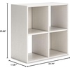 image:imageSignature Design by Ashley 4 Cube Storage Organizer White BookshelfWhite
