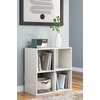 image:imageSignature Design by Ashley 4 Cube Storage Organizer White BookshelfWhite