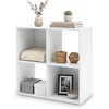 image:imageSignature Design by Ashley 4 Cube Storage Organizer White BookshelfWhite