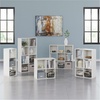 image:imageSignature Design by Ashley 4 Cube Storage Organizer White BookshelfWhite
