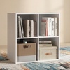 image:imageSignature Design by Ashley 4 Cube Storage Organizer White BookshelfWhite