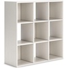 image:imageSignature Design by Ashley 4 Cube Storage Organizer White BookshelfWhite
