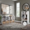 image:imageSignature Design by Ashley 4 Cube Storage Organizer White BookshelfWhite