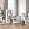 image:imageSignature Design by Ashley 4 Cube Storage Organizer White BookshelfWhite