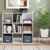 image:imageSignature Design by Ashley 4 Cube Storage Organizer White BookshelfWhite