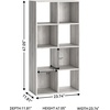 image:imageSignature Design by Ashley 4 Cube Storage Organizer White BookshelfWhite