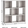 image:imageSignature Design by Ashley 4 Cube Storage Organizer White BookshelfWhitewash