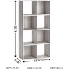 image:imageSignature Design by Ashley 4 Cube Storage Organizer White BookshelfWhitewash
