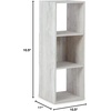 image:imageSignature Design by Ashley 4 Cube Storage Organizer White BookshelfWhitewash