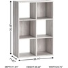 image:imageSignature Design by Ashley 4 Cube Storage Organizer White BookshelfWhitewash