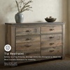 image:imageSignature Design by Ashley 6 Drawer Rustic Brown Dresser for Bedroom