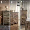 image:imageSignature Design by Ashley 6 Drawer Rustic Brown Dresser for Bedroom