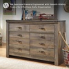 image:imageSignature Design by Ashley 6 Drawer Rustic Brown Dresser for Bedroom