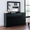 image:imageSignature Design by Ashley 6Drawer Black Dresser with Mirror for BedroomBlack