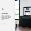 image:imageSignature Design by Ashley 6Drawer Black Dresser with Mirror for BedroomBlack