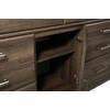 image:imageSignature Design by Ashley 6Drawer Black Dresser with Mirror for BedroomNatural Brown