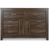 image:imageSignature Design by Ashley 6Drawer Black Dresser with Mirror for BedroomNatural Brown