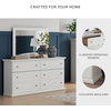 image:imageSignature Design by Ashley 6Drawer Black Dresser with Mirror for BedroomWhite