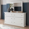 image:imageSignature Design by Ashley 6Drawer Black Dresser with Mirror for BedroomWhite