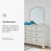 image:imageSignature Design by Ashley 6Drawer Black Dresser with Mirror for BedroomWhitewash