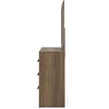 image:imageSignature Design by Ashley 6Drawer Dresser with Mirror Black and GrayWarm Brown