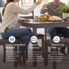 image:imageSignature Design by Ashley 6Piece Dining Table Set with Bench Dark BrownGrey