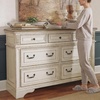 image:imageSignature Design by Ashley 7 Drawer Dresser for Bedroom TwoTone WhiteCream